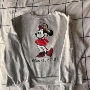 Disney Cruise Line Captain Minnie Mouse XL Sweatshirt